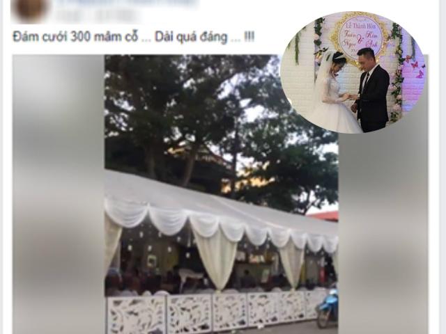 Đám cưới khủng 300 mâm cỗ, đi mỏi chân chưa hết rạp khiến dân tình choáng váng
