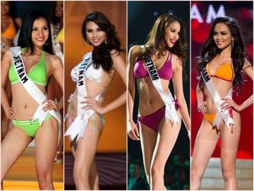 Đọ sắc vóc của các mỹ nhân Việt tại đấu trường Miss Universe