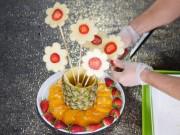 Bếp Eva - Tuyệt chiêu bày hoa quả cực đỉnh cho ngày nghỉ lễ khiến khách đến chơi nhà tròn mắt