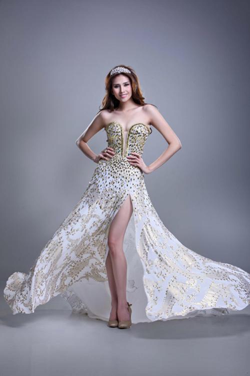Điểm mặt những chiếc đầm dạ hội đã được các đại diện Việt Nam trưng dụng tại Miss Universe - 5