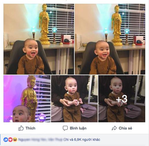 Em bé Việt kiều Mỹ 7 tháng ăn chay trường, má hồng như trái đào amp;#34;đốn timamp;#34; dân mạng - 1