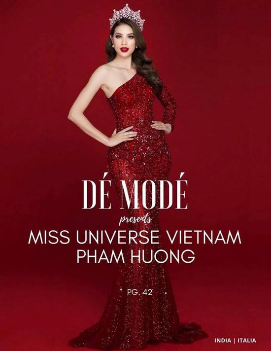 Hoa hậu Phạm Hương bất ngờ xuất hiện trên tạp chí thời trang cao cấp của Ý - 6
