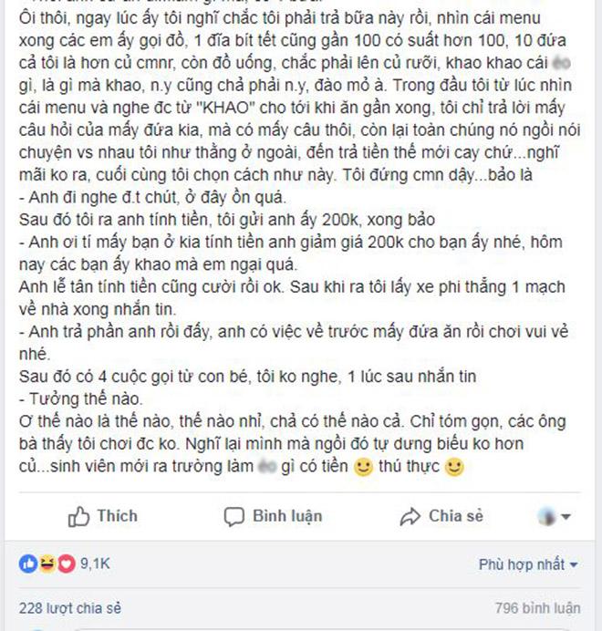 Không phải người yêu, cô gái rủ 8 người bạn tới bắt chàng trai... khao ăn và cái kết - 3