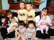 Làm mẹ - Cô gái xinh đẹp Hải Phòng khoe đại gia đình có tới 5 cặp sinh đôi được "like" nhiệt tình