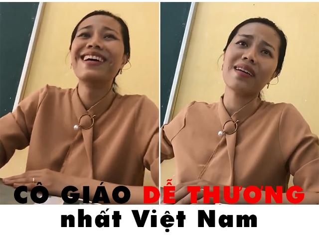 Cô giáo gây sốt dân mạng vì mắng học sinh quá dễ thương