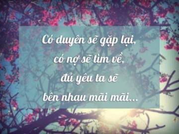 Đời người đến và đi đều bởi duyên nợ