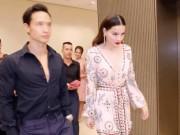 Thời trang - Hồ Ngọc Hà diện áo ngủ đính kết quyến rũ sánh đôi bên Kim Lý