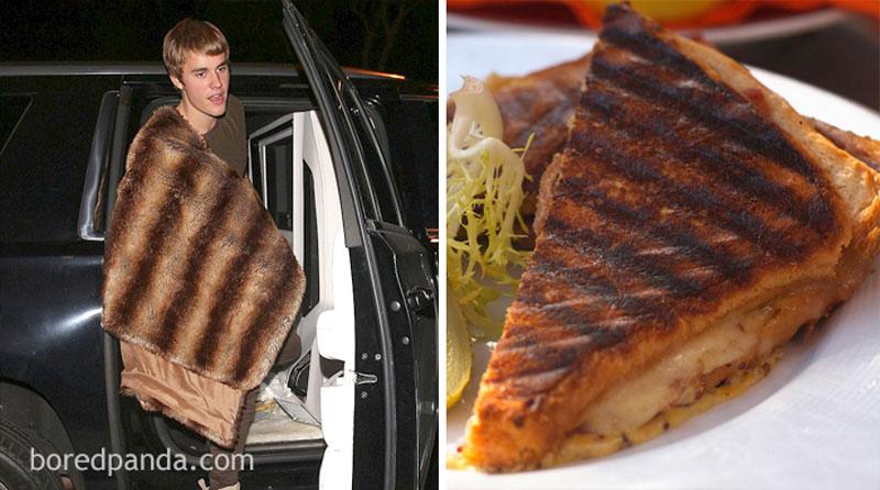 Nhìn Justin Bieber lại thèm bánh sandwich nhỉ?
