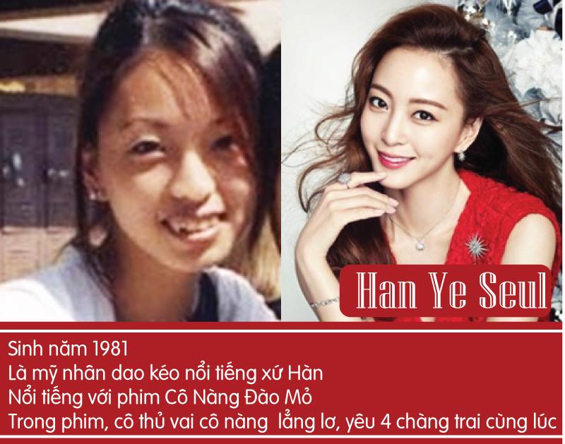  Han Ye Seul là người đẹp dao kéo nổi tiếng và hấp dẫn bậc nhất xứ Hàn.
