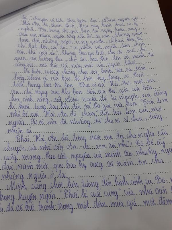 Nghẹn ngào lá thư gửi lên thiên đường cho bé 7 tuổi hiến giác mạc Hải An - 7