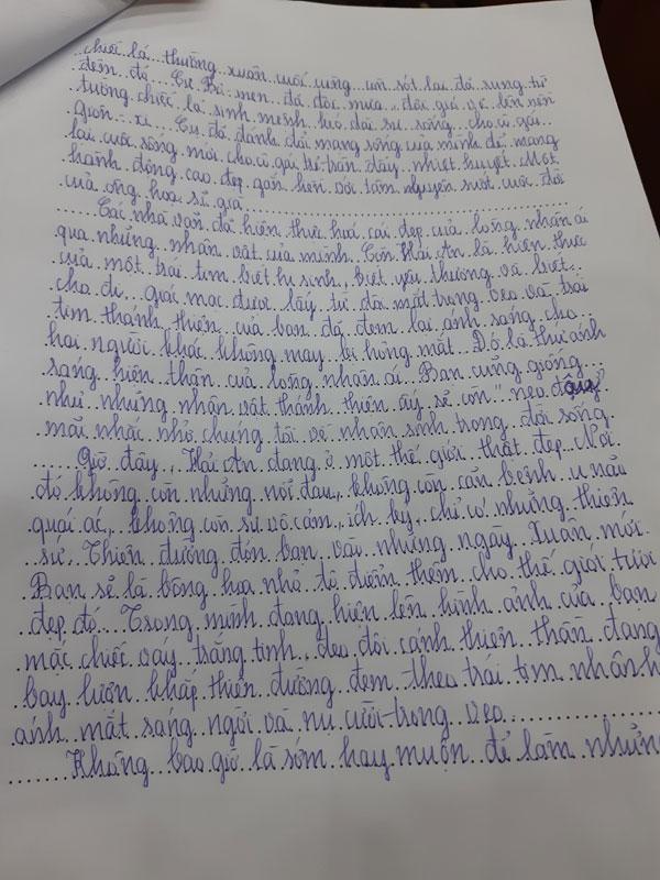 Nghẹn ngào lá thư gửi lên thiên đường cho bé 7 tuổi hiến giác mạc Hải An - 8