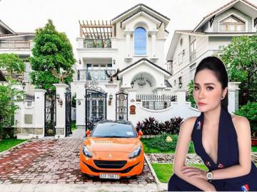 Cận cảnh căn biệt thự 22 tỷ lộng lẫy như cung điện của ca sĩ Di Băng