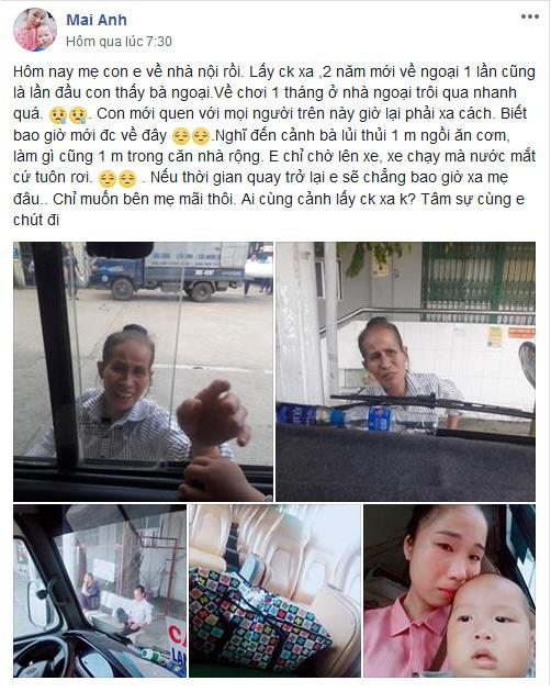 Nghẹn lòng câu chuyện của cô gái lấy chồng xa, bắt 6 chuyến xe mới về thăm được mẹ - 1