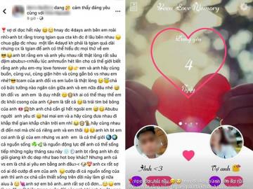 Chàng trai viết tâm thư dài dằng dặc gửi bạn gái nhân kỷ niệm... 4 ngày yêu nhau