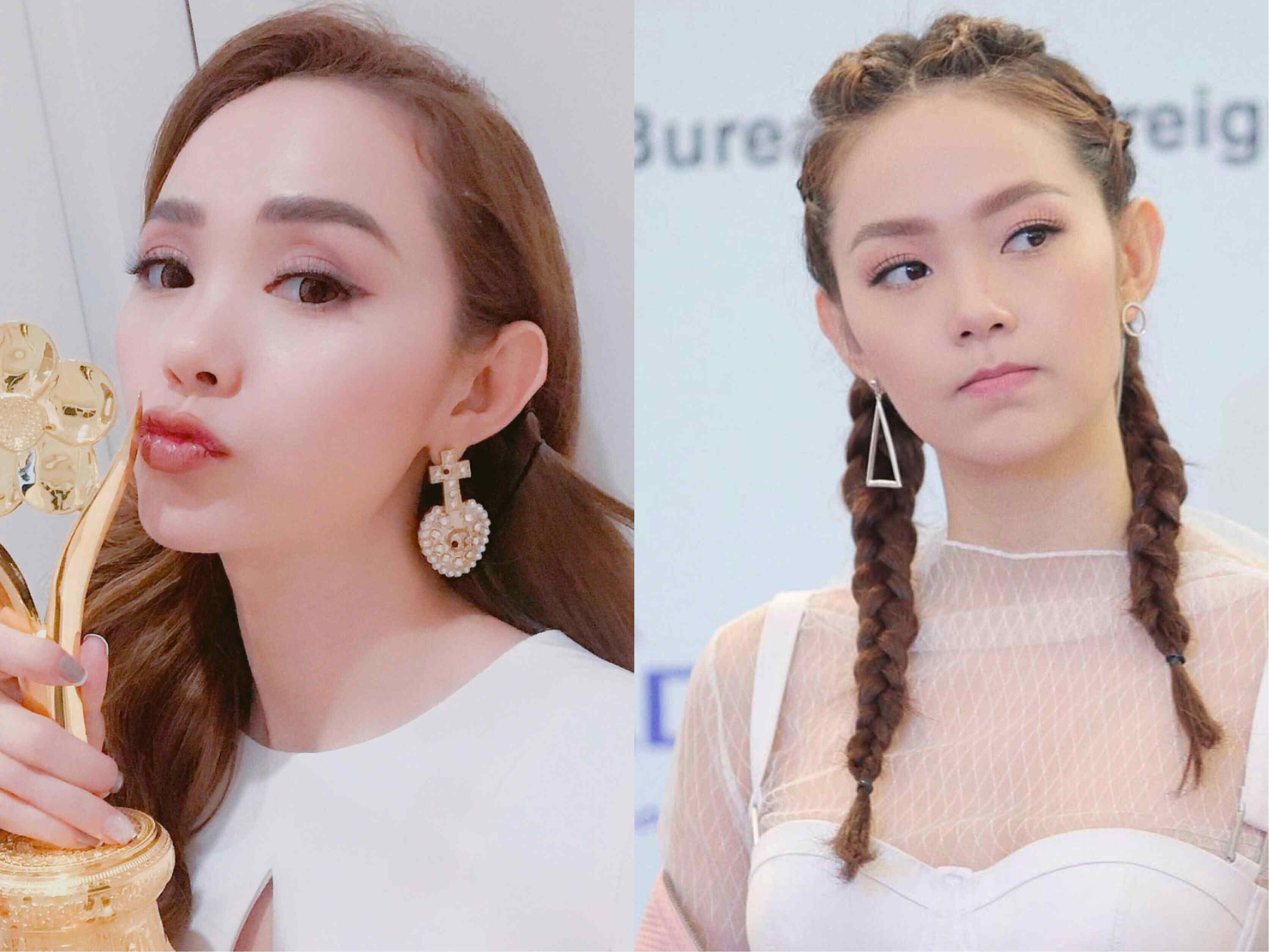 Bất ngờ trước nhan sắc thật của sao Việt sau khi tháo bỏ kính áp tròng - 10