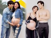 Giải trí - Chúng Huyền Thanh khoe bụng bầu bên ông xã điển trai sát ngày lâm bồn