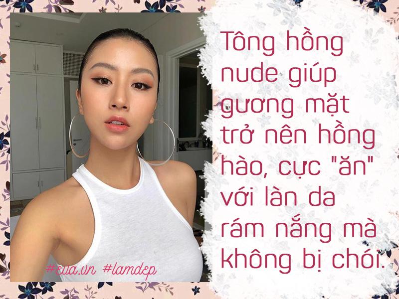 Chọn tông hồng nude
