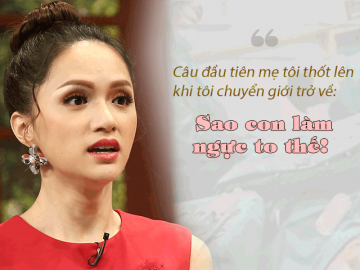 Hoa hậu Hương Giang trốn trên tầng 4, mấy tháng trời không gặp bố sau khi chuyển giới