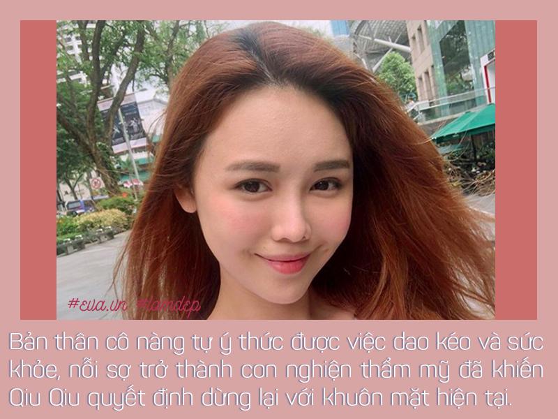 Qiu Qiu đã dần nhận thức được việc mình nghiện thẩm mĩ.
