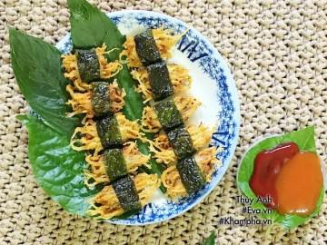 Cách làm chả cá ngần cuốn lá lốt, xương sông thơm nức mũi