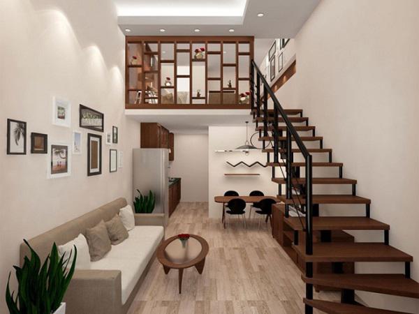 14 mau nha cap 4 co gac lung rong dep tien nghi cho vo chong tre it tien - 1