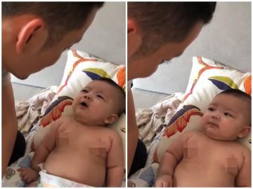 Màn "đối đáp" của con gái Hoa hậu Điện ảnh với bố khiến 1,2 triệu người vừa xem vừa khen