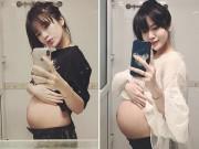 Bà bầu - Hotgirl được mẹ chồng "giao chỉ thị" đẻ, vào viện vẫn xách theo túi đồ trang điểm