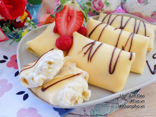 Mẹ ra tay làm ngay bánh crepe sầu riêng ngon mát, thơm lừng, con vui miệng ăn không ngừng nghỉ