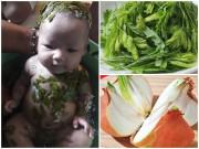 Làm mẹ - Bài thuốc tắm nước lá me cho con để trị cảm cúm, long đờm được mẹ Thái Lan truyền đời