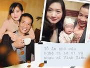 Làm mẹ - Nghệ sĩ Lê Vi: "Nỗ lực lớn nhất của anh Vĩnh Tiến là lái xe cho con ăn rong"