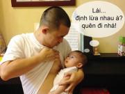 Làm mẹ - Chồng lười chăm con, hãy cho đọc ngay những lợi ích giật mình khi con được gần gũi bố