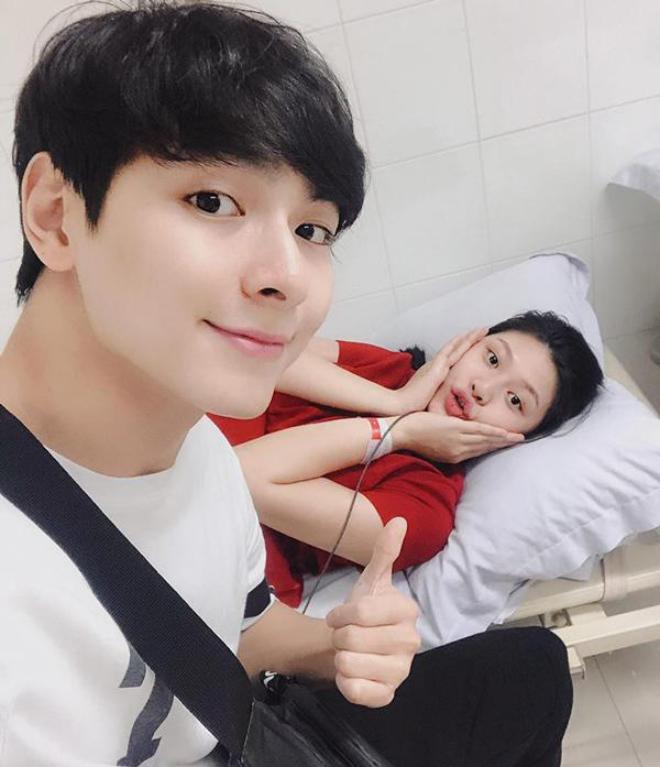 Ông xã Chúng Huyền Thanh khoe hình ảnh cận mặt con trai 10 ngày tuổi - 5