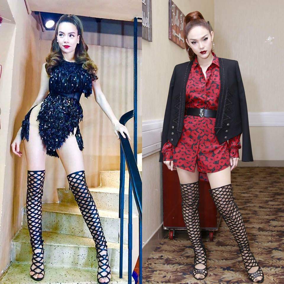Diện boots chiến binh mà đi tất da, Minh Hằng bị Hồ Ngọc Hà đá đểu? - 4