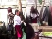 Tin tức - Sự thật về clip bà bầu bị cột tóc lên cây, đánh đến chết vì trộm cắp