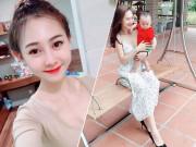 Bà bầu - Ngất ngây vẻ đẹp quyến rũ, vòng eo con kiến sau sinh của nàng hotgirl Hà Thành
