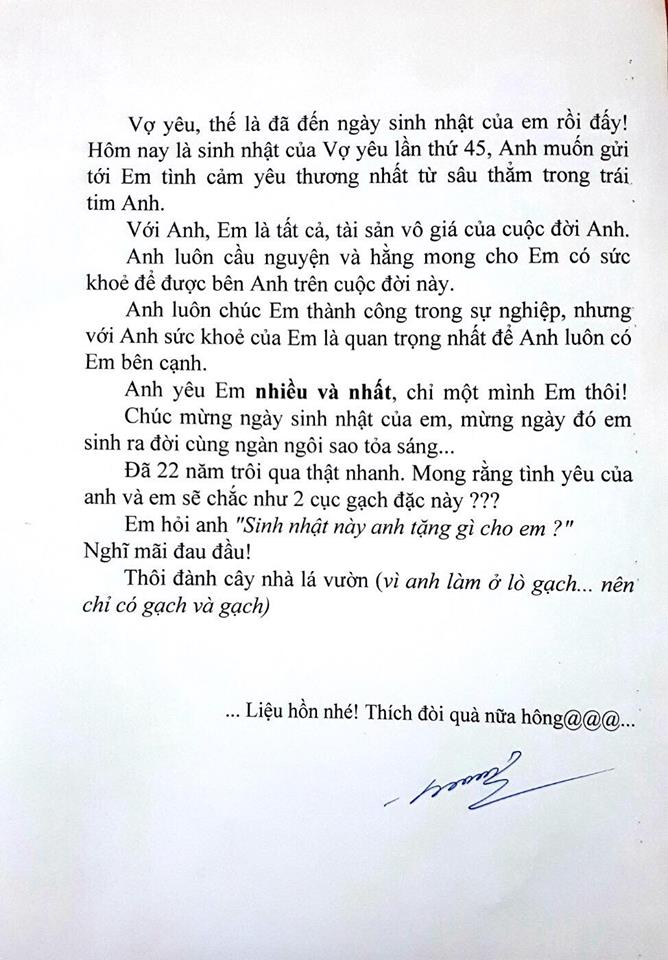 Tặng sinh nhật vợ 2 viên gạch, ông chồng vẫn khiến chị em ghen tỵ vì câu chuyện phía sau - 4