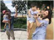 Ngộ nghĩnh trẻ thơ - [Bài dự thi - MS 27] Dắt con đi chơi: Ngày con về với biển