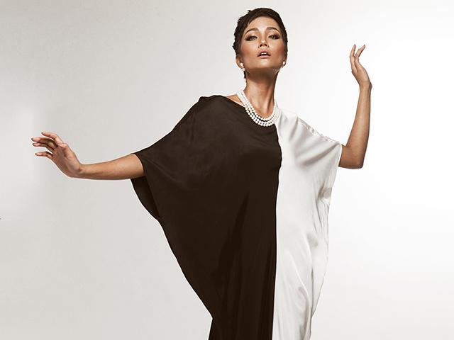 Chỉ với hai màu trắng đen, nhan sắc của H Hen Niê lại trở nên sinh động lạ thường