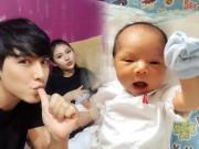 Giải trí - Ông xã Chúng Huyền Thanh khoe hình ảnh cận mặt con trai 10 ngày tuổi