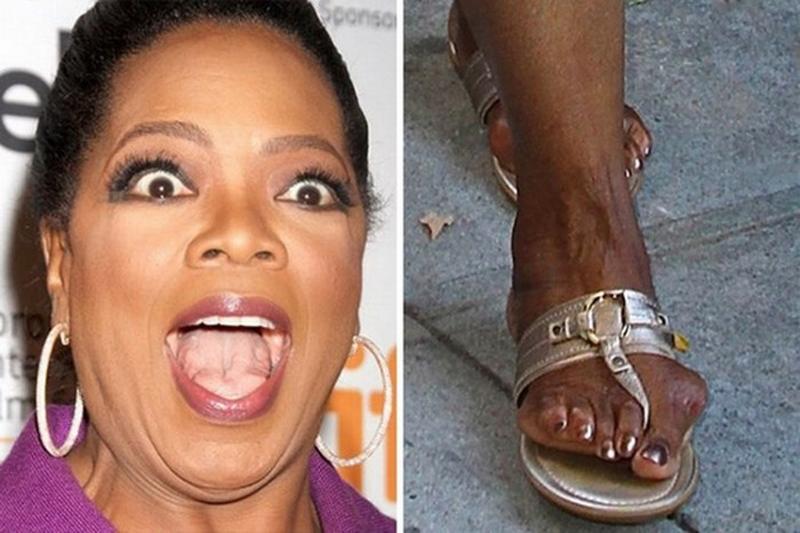 Oprah Winfrey khiến những nàng mê giày cao lênh khênh phải giật mình xem xét lại.
