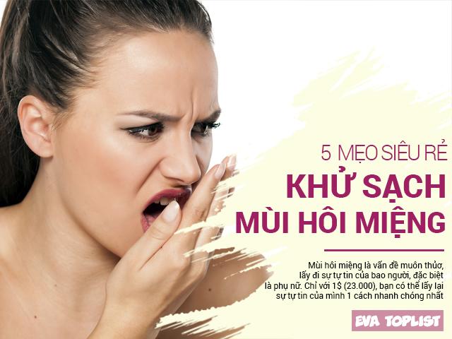 Hôi miệng một đi không trở lại với công thức chưa đến 10 ngàn, chợ nào cũng có