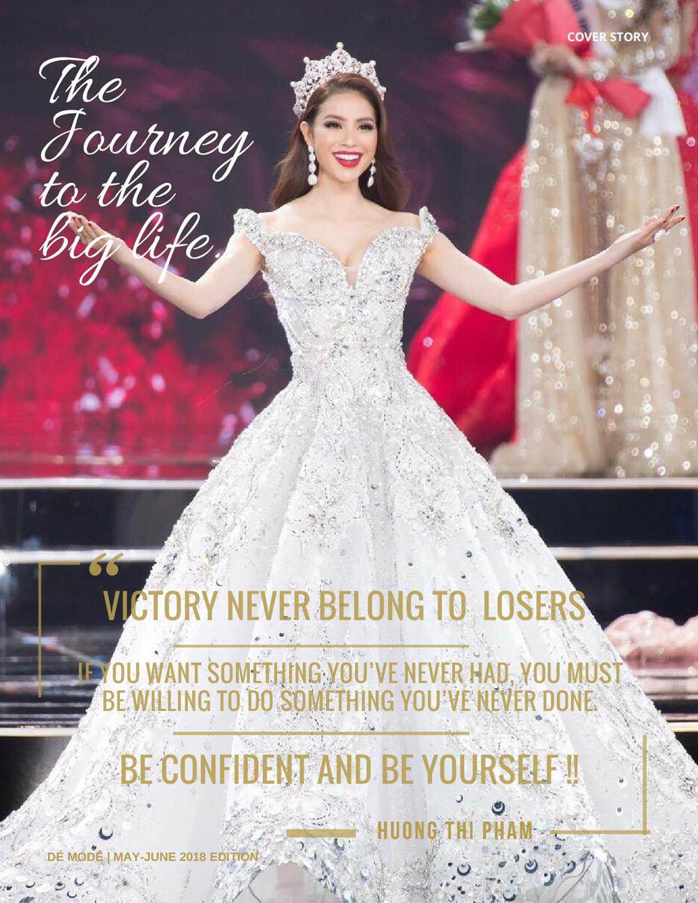Mặc kệ thị phi, Phạm Hương vẫn tỏa sáng ngời ngời trên bìa tạp chí Pháp - 2