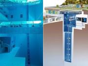 Nhà đẹp - Bể bơi đắt và "dị" nhất TG: Bơi 1 lần mất ngay 7 triệu, sâu như nhà 12 tầng