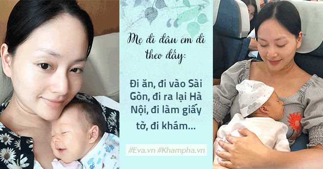 Con gái được 4 tuần tuổi, Lan Phương tâm sự: amp;#34;Một tay bế con, một tay làm mọi việcamp;#34; - 1