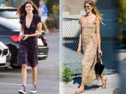 Thời trang - Mặc váy đâu phải cứ giày cao gót mới đẹp, đi giày dép bệt cũng chất không kém!