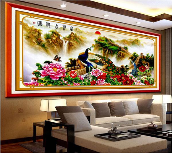 Treo tranh thêu chữ thập phong cảnh thế nào để sang nhà mà lại hóa giải được phong thủy xấu? - 7
