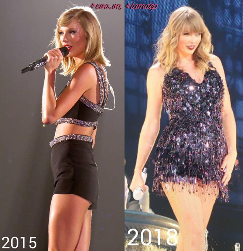 Đây có lẽ là thời điểm Taylor Swift tăng cân nhiều nhất từ trước tới nay.
