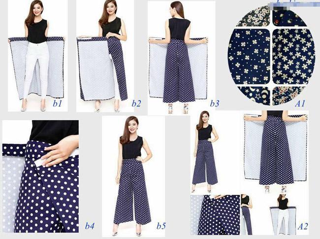 Váy chống nắng cho nữ đi xe số kiểu dáng quần thông minh có nút bấm chân  tiện lợi JHTQ01 H&T FASHION | Shopee Việt Nam