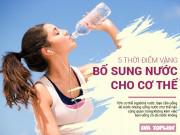 Đẹp - 5 thời điểm trong ngày đừng bao giờ quên bổ sung nước để đẹp da, khỏe dáng