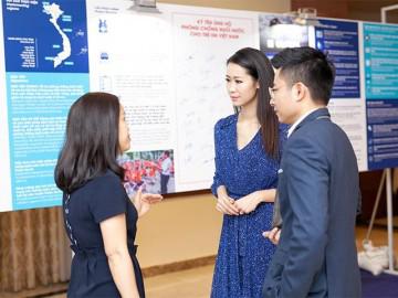 Vừa về nước, Hoa hậu Dương Thùy Linh được chồng tháp tùng đi sự kiện